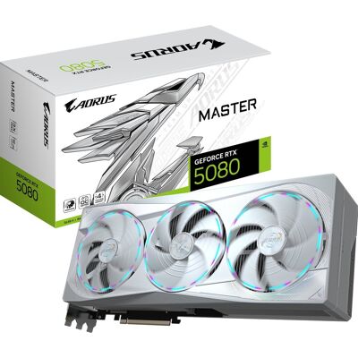 Gigabyte GeForce RTX 5080 Aorus Master 16GB GDDR7 Graphics Card Gigabyte GeForce RTX 5080 Aorus Master 16GB GDDR7 Graphics Card