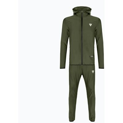 ACRA Sport RDX Saunový oblek SAUNA SUIT H2 PLUS, armádní zelená, 2XL ACRA Sport RDX Saunový oblek SAUNA SUIT H2 PLUS, armádní zelená, 2XL