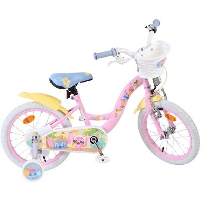 ACRA Sport Dětské kolo Volare Stitch 16", růžové ACRA Sport Dětské kolo Volare Stitch 16", růžové