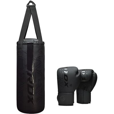 ACRA Sport RDX Dětský boxovací pytel a rukavice F6 2FT KARA matné černé ACRA Sport RDX Dětský boxovací pytel a rukavice F6 2FT KARA matné černé