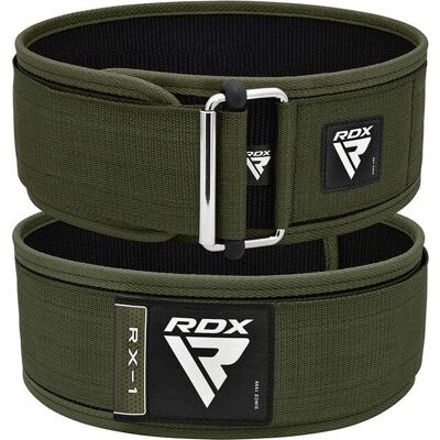 ACRA Sport RDX Vzpěračský pás RX1, armádní zelená XL ACRA Sport RDX Vzpěračský pás RX1, armádní zelená XL