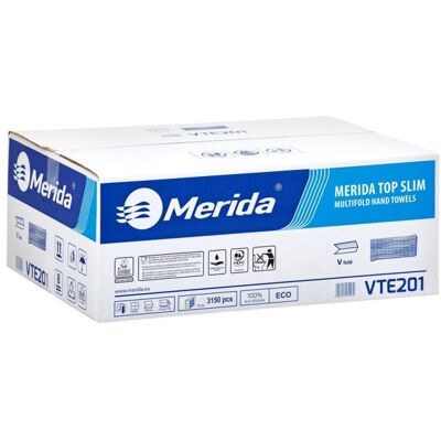MERIDA-TOP SLIM Papírové Utěrky - Dvouvrstvé, 100% Celulóza MERIDA-TOP SLIM Papírové Utěrky - Dvouvrstvé, 100% Celulóza
