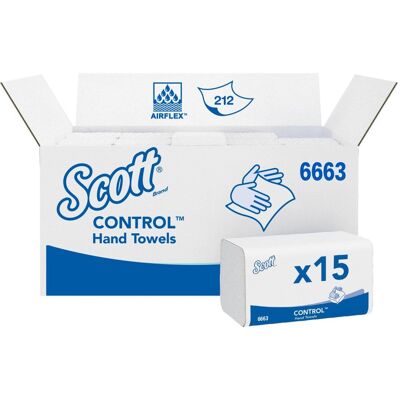 Scott Bílý interfold papírové ručníky Scott Bílý interfold papírové ručníky