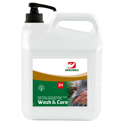 Dreumex Wash&Care 2in1, 3L mycí pasta na ruce s krémem s pumpou Dreumex Wash&Care 2in1, 3L mycí pasta na ruce s krémem s pumpou