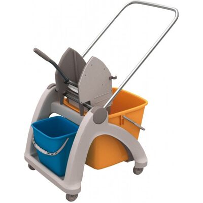Úklidový vozík Merida Roll mop s vědrem o obsahu 25 a 6 litrů se ždímačem Úklidový vozík Merida Roll mop s vědrem o obsahu 25 a 6 litrů se ždímačem