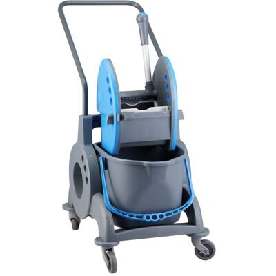 Merida Úklidový vozík MERIDA jednokbelíkový 15 l + box 8l s úchyty, modrý ždímač mopu Merida Úklidový vozík MERIDA jednokbelíkový 15 l + box 8l s úchyty, modrý ždímač mopu