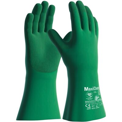 ATG® chemické rukavice MaxiChem® Cut™ 76-833 - TRItech™ 08 zelené odstíny 08 ATG® chemické rukavice MaxiChem® Cut™ 76-833 - TRItech™ 08 zelené odstíny 08