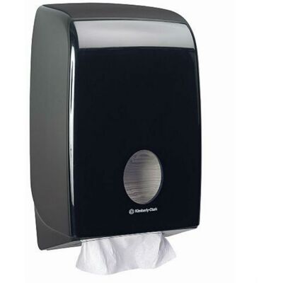 KIMBERLY-CLARK Kimberly Clark 7171 Aquarius dávkovač skládaných ručníků černý KIMBERLY-CLARK Kimberly Clark 7171 Aquarius dávkovač skládaných ručníků černý