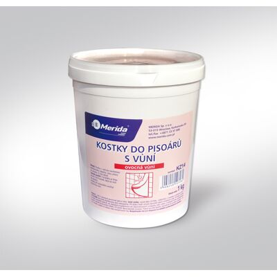 Kameny do pisoáru neutralizační do pisoáru růžové Merida 1kg Kameny do pisoáru neutralizační do pisoáru růžové Merida 1kg