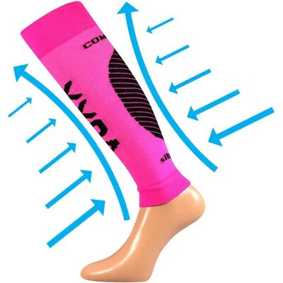 VOXX Návleky na lýtko kompresní PROTECT s ionty stříbra NEON RŮŽOVÉ L-XL 111950 VOXX Návleky na lýtko kompresní PROTECT s ionty stříbra NEON RŮŽOVÉ L-XL 111950