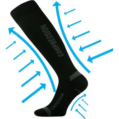 VOXX Podkolenky kompresní SIGNAL anatomicky tvarované s ionty stříbra ČERNÉ 39-42 104926 VOXX Podkolenky kompresní SIGNAL anatomicky tvarované s ionty stříbra ČERNÉ 39-42 104926