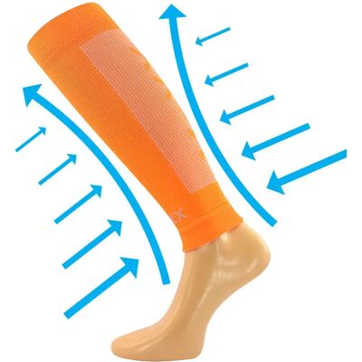 VOXX Návleky na lýtko kompresní FORMIG neon oranžové S-M 117962 VOXX Návleky na lýtko kompresní FORMIG neon oranžové S-M 117962