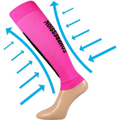 VOXX Návleky na lýtko kompresní FLEX neon růžové L-XL 113475 VOXX Návleky na lýtko kompresní FLEX neon růžové L-XL 113475