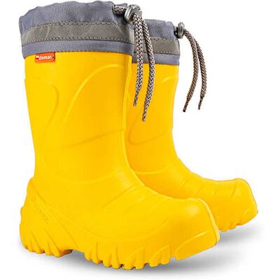 Demar Dětské holínky zateplené MAMMUT S 0300 L žluté 32-33 0300L_32-33 Demar Dětské holínky zateplené MAMMUT S 0300 L žluté 32-33 0300L_32-33