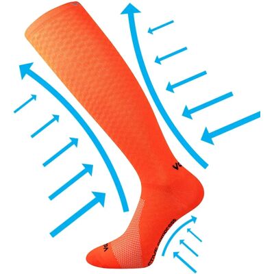 VOXX Podkolenky kompresní LITHE neon oranžové 35-38 113863 VOXX Podkolenky kompresní LITHE neon oranžové 35-38 113863