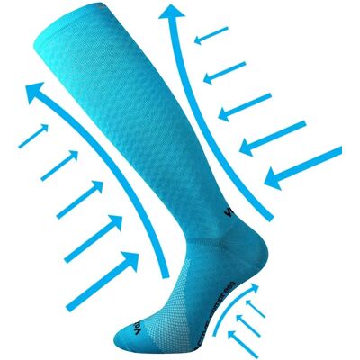 VOXX Podkolenky kompresní LITHE neon tyrkysové 39-42 113872 VOXX Podkolenky kompresní LITHE neon tyrkysové 39-42 113872