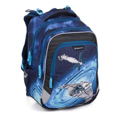Bagmaster LUMI 24 D školní batoh – vesmírná loď Modrá 23 l 230263 Bagmaster LUMI 24 D školní batoh – vesmírná loď Modrá 23 l 230263