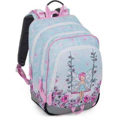 Bagmaster ALFA 25 A školní tříkomorový batoh – víla Modrá 23 l 230337 Bagmaster ALFA 25 A školní tříkomorový batoh – víla Modrá 23 l 230337