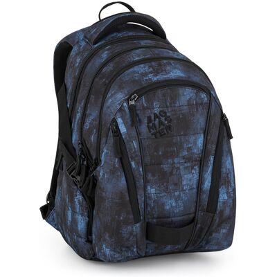 Bagmaster BAG 25 B studentský batoh – černo-modrý Černá 30 l 230352 Bagmaster BAG 25 B studentský batoh – černo-modrý Černá 30 l 230352