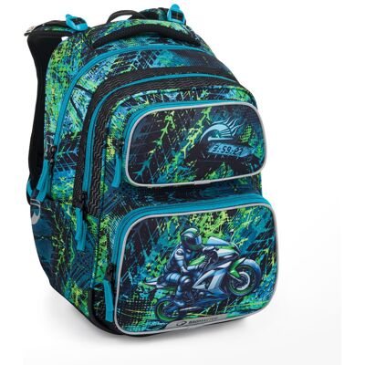 Bagmaster DOPI 25 B školní batoh – motorka Modrá 23 l 230345 Bagmaster DOPI 25 B školní batoh – motorka Modrá 23 l 230345