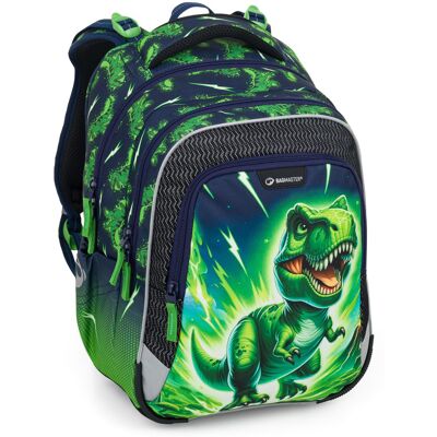 Bagmaster LUMI 25 C školní batoh – dinosaurus Zelená 23 l 230341 Bagmaster LUMI 25 C školní batoh – dinosaurus Zelená 23 l 230341