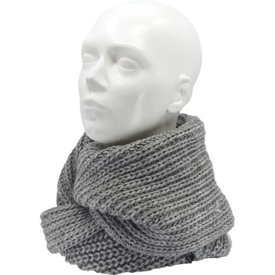 VOXX Šála dámská pletená MINOR kruhová z merino SVĚTLE ŠEDÁ uni 121083 VOXX Šála dámská pletená MINOR kruhová z merino SVĚTLE ŠEDÁ uni 121083