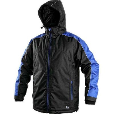 CXS BRIGHTON Pánská bunda zimní - černo/modrá 4XL 121007880698 CXS BRIGHTON Pánská bunda zimní - černo/modrá 4XL 121007880698