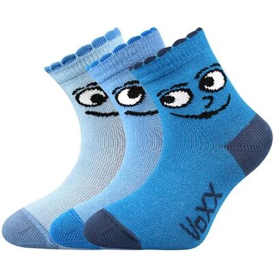 VOXX Ponožky kojenecké vtipné KUKIK mix chlapecké (3 páry) 18-20 116803 VOXX Ponožky kojenecké vtipné KUKIK mix chlapecké (3 páry) 18-20 116803