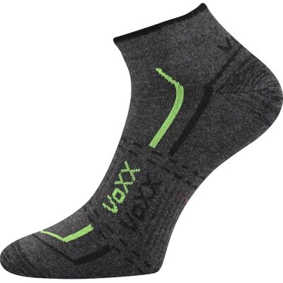 VOXX Ponožky krátké slabé REX 11 bavlněné TMAVĚ ŠEDÉ MELÉ (3 páry) 35-38 113576 VOXX Ponožky krátké slabé REX 11 bavlněné TMAVĚ ŠEDÉ MELÉ (3 páry) 35-38 113576