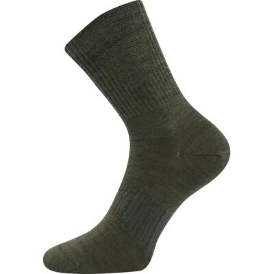 VOXX Ponožky slabé z merino POWRIX s ionty stříbra KHAKI 39-42 119312 VOXX Ponožky slabé z merino POWRIX s ionty stříbra KHAKI 39-42 119312
