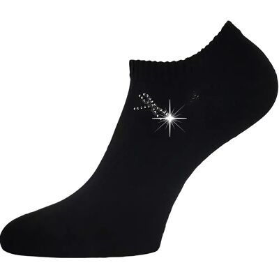 LONKA Ponožky dámské elegantní FLITANA 01 s kamínky ČERNÉ (3 páry) 39-42 126884 LONKA Ponožky dámské elegantní FLITANA 01 s kamínky ČERNÉ (3 páry) 39-42 126884