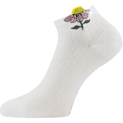 LONKA Ponožky dámské elegantní FLITANA 02 s kamínky BÍLÉ (3 páry) 39-42 126889 LONKA Ponožky dámské elegantní FLITANA 02 s kamínky BÍLÉ (3 páry) 39-42 126889