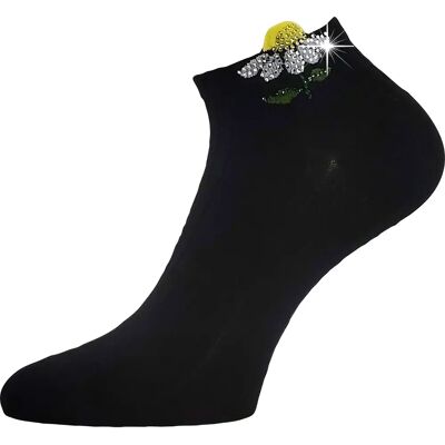LONKA Ponožky dámské elegantní FLITANA 02 s kamínky ČERNÉ (3 páry) 35-38 126886 LONKA Ponožky dámské elegantní FLITANA 02 s kamínky ČERNÉ (3 páry) 35-38 126886