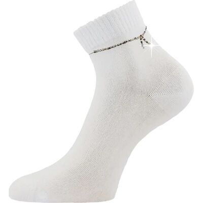 LONKA Ponožky dámské elegantní FLITANA 05 s kamínky BÍLÉ (3 páry) 35-38 126903 LONKA Ponožky dámské elegantní FLITANA 05 s kamínky BÍLÉ (3 páry) 35-38 126903