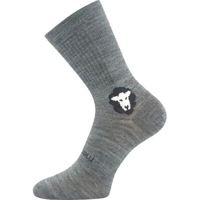 VOXX Ponožky anatomicky tvarované z merino BAREFOOTAN s ionty stříbra SVĚTLE ŠEDÉ (3 páry) 35-38 124962 VOXX Ponožky anatomicky tvarované z merino BAREFOOTAN s ionty stříbra SVĚTLE ŠEDÉ (3 páry) 35-38 124962