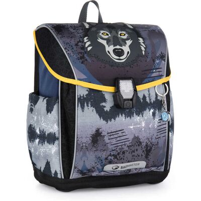 Bagmaster PRIM 22 C školní aktovka - vlk Šedá 20 l 220103 Bagmaster PRIM 22 C školní aktovka - vlk Šedá 20 l 220103