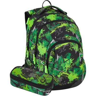 Bagmaster LINCOLN 25 A studentský set – zeleno-černý Zelená 40 l 191808 Bagmaster LINCOLN 25 A studentský set – zeleno-černý Zelená 40 l 191808