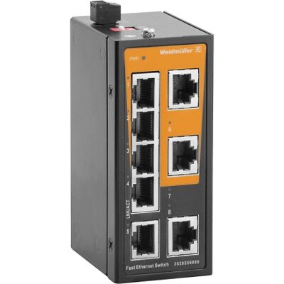 Síťový spínač Weidmüller IE-SW-ELB-08-8TX neřízený Fast Ethernet 8x RJ45 2828550000 Síťový spínač Weidmüller IE-SW-ELB-08-8TX neřízený Fast Ethernet 8x RJ45 2828550000