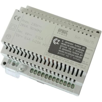 Zdroj Urmet 786/15 230V 28VA pro systémy DT Zdroj Urmet 786/15 230V 28VA pro systémy DT
