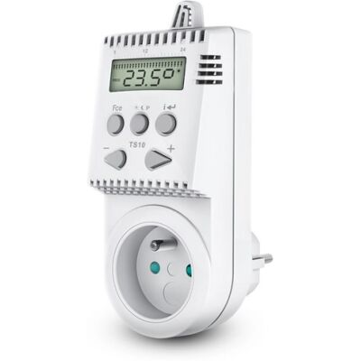 Chytrý termostat TS10 od Elektrobock - Nastavitelný, Úsporný Chytrý termostat TS10 od Elektrobock - Nastavitelný, Úsporný