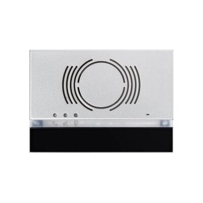 Kryt audio modulu bez tlačítek černý Urmet Alpha 1168/130 Kryt audio modulu bez tlačítek černý Urmet Alpha 1168/130