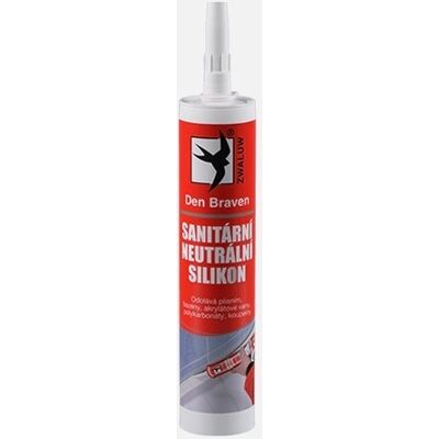 Sanitární neutrální silikon Den Braven Oxim 280ml bílý 306021RL Sanitární neutrální silikon Den Braven Oxim 280ml bílý 306021RL