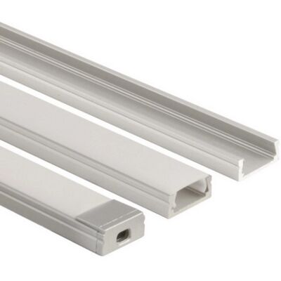 Přisazený hliníkový profil PG 15x7mm matný difuzor komplet 1m McLED ML-761.002.02.1 Přisazený hliníkový profil PG 15x7mm matný difuzor komplet 1m McLED ML-761.002.02.1