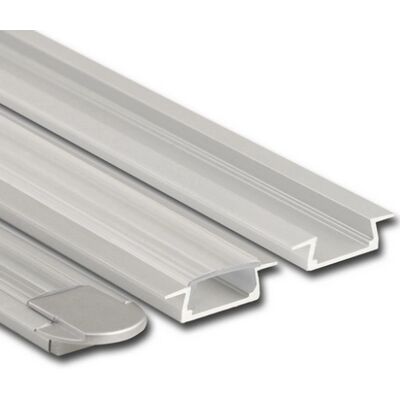 Vestavný hliníkový profil McLED VR 22x7mm s čirým difuzorem 1m ML-761.026.02.1 Vestavný hliníkový profil McLED VR 22x7mm s čirým difuzorem 1m ML-761.026.02.1