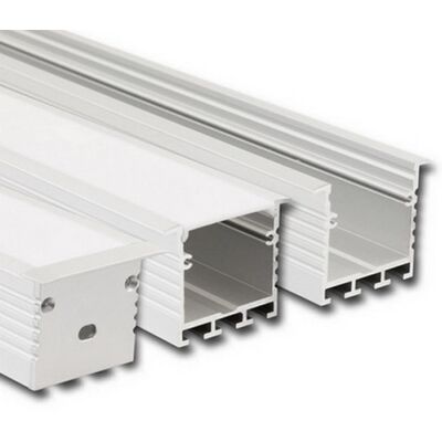 Vestavný hliníkový profil McLED VX 44x35mm s mléčným difuzorem 2m ML-761.030.02.2 Vestavný hliníkový profil McLED VX 44x35mm s mléčným difuzorem 2m ML-761.030.02.2