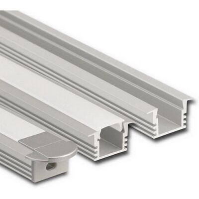 Vestavný hliníkový profil McLED VL 22x13mm s mléčným difuzorem 2m ML-761.032.02.2 Vestavný hliníkový profil McLED VL 22x13mm s mléčným difuzorem 2m ML-761.032.02.2
