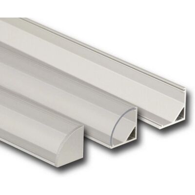 Rohový hliníkový profil McLED RS 16x16mm s čirým difuzorem 1m ML-761.043.02.1 Rohový hliníkový profil McLED RS 16x16mm s čirým difuzorem 1m ML-761.043.02.1