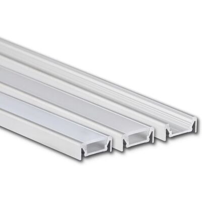 Přisazený hliníkový profil McLED PE 19x8mm s mléčným difuzorem 2m ML-761.095.02.2 Přisazený hliníkový profil McLED PE 19x8mm s mléčným difuzorem 2m ML-761.095.02.2