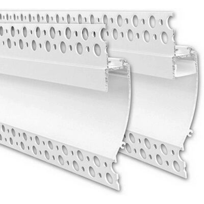 Vestavný hliníkový profil McLED AN pro sádrokarton 19x96mm včetně mléčného difuzoru 1m ML-761.041.43.1 Vestavný hliníkový profil McLED AN pro sádrokarton 19x96mm včetně mléčného difuzoru 1m ML-761.041.43.1