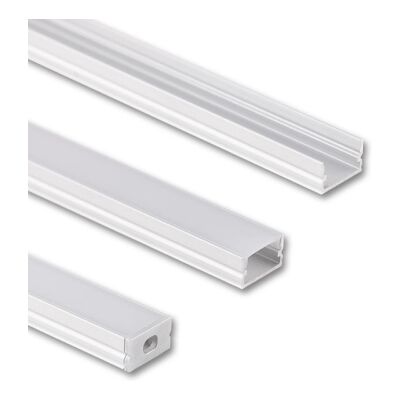 Přisazený hliníkový profil McLED PM 12x7mm včetně mléčného difuzoru 2m ML-761.010.74.2 Přisazený hliníkový profil McLED PM 12x7mm včetně mléčného difuzoru 2m ML-761.010.74.2